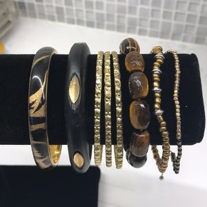 Nordstrom New (o) Set if 8 misc bracelets